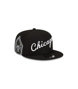 Men's Chicago Bulls 2021-2022 City Edition Alternate Black New Era 9FIFTY Snapback Hat - Pro Jersey Sports