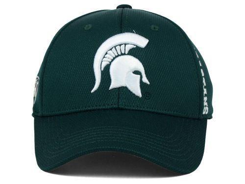 Top of the World Men's Michigan State Spartans Green Booster Plus 1Fit Flex Hat