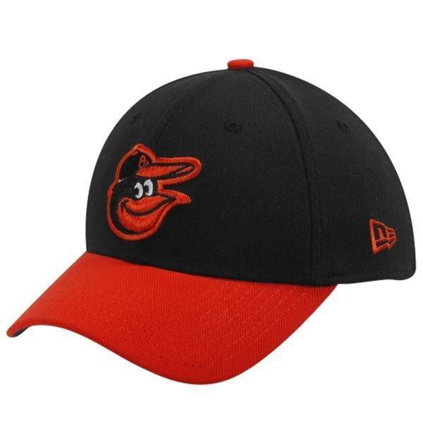 New Era Baltimore Orioles Black/Orange Team Classic Road 39THIRTY Flex Cap - Pro Jersey Sports