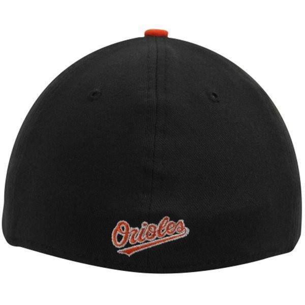 New Era Baltimore Orioles Black/Orange Team Classic Road 39THIRTY Flex Cap - Pro Jersey Sports