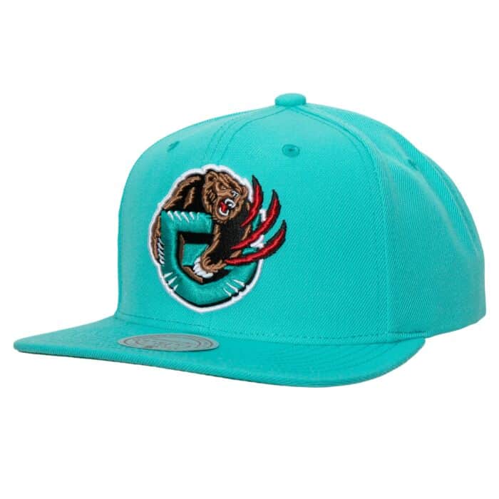 Vancouver Grizzlies Mitchell & Ness Teal Hardwood Classics Ground 2.0 Snapback Hat-Teal