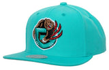 Vancouver Grizzlies Mitchell & Ness Teal Hardwood Classics Ground 2.0 Snapback Hat-Teal - Pro Jersey Sports
