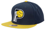 Mens NBA Indiana Pacers 2-Tone HWC 2.0 Snapback Hat By Mitchell And Ness - Pro Jersey Sports
