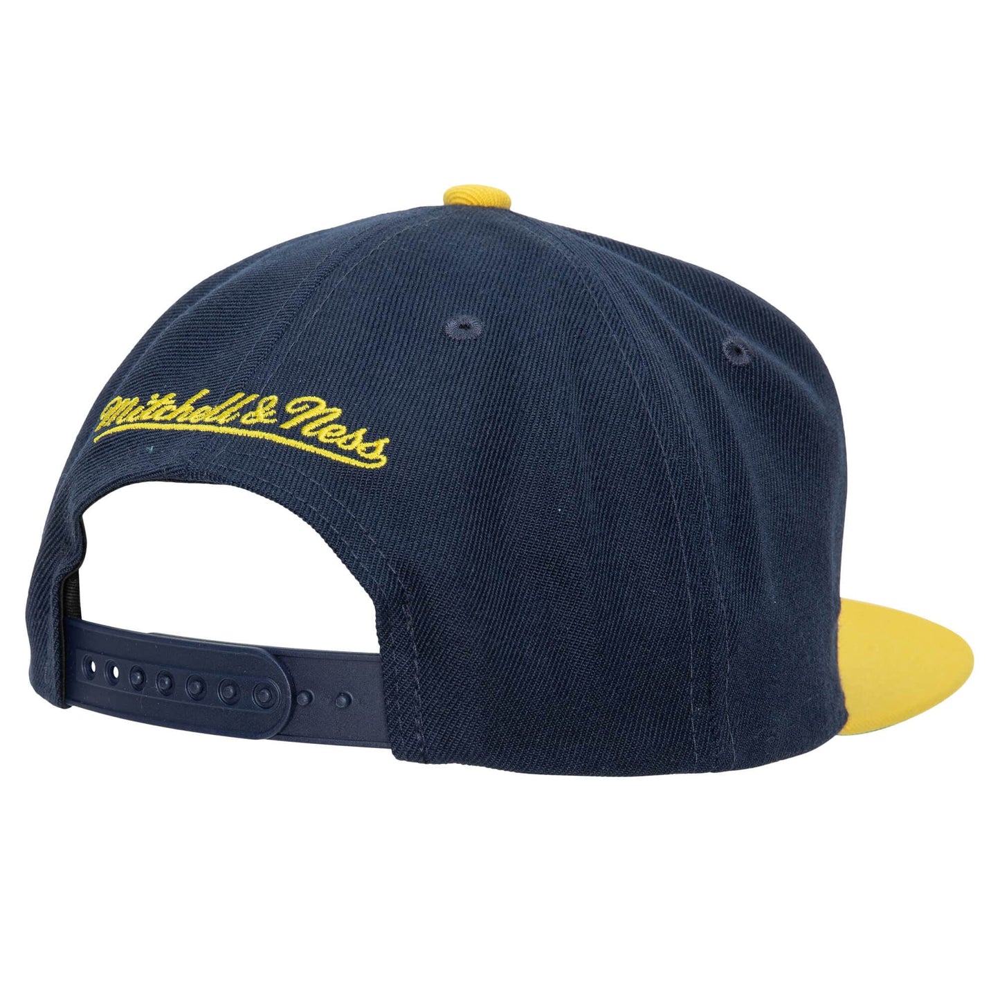 Mens NBA Indiana Pacers 2-Tone HWC 2.0 Snapback Hat By Mitchell And Ness