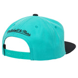 Men's Mitchell & Ness San Antonio Spurs 2-Tone Teal 2.0 Adjustable Snapback Hat - Pro Jersey Sports