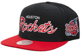 Houston Rockets HWC Team Script 2.0 Mitchell & Ness Snapback Hat - Pro Jersey Sports