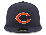 Chicago Bears New Era NFL Team Basic Secondary Logo 59FIFTY Cap - Pro Jersey Sports