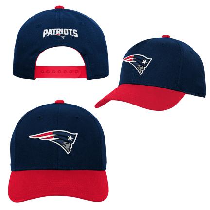 Youth New England Patriots NFL Two-Tone Adjustable Hat