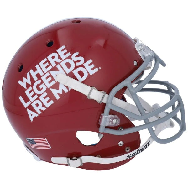 Alabama Crimson Tide 17 Where Legends Are Made Schutt Authentic Helmet