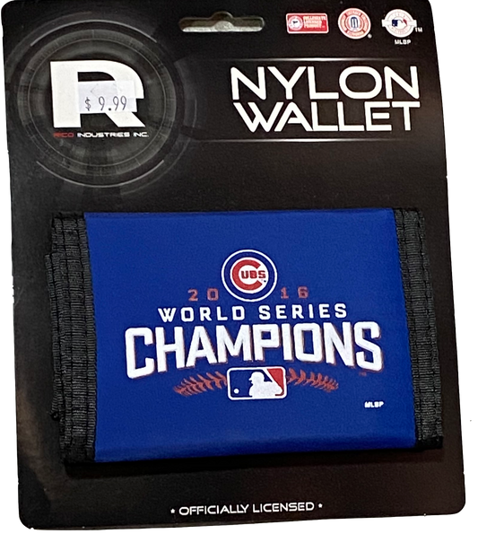 Chicago Cubs 2016 World Series Champs Nylon Wallet by Rico