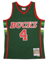 Men's Milwaukee Bucks Sidney Moncrief Mitchell & Ness Green 1983-84 Hardwood Classics Swingman Jersey - Pro Jersey Sports