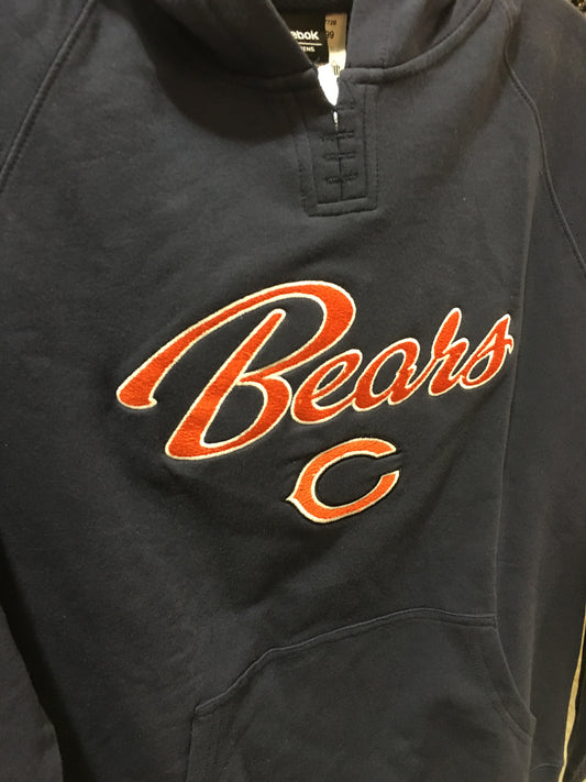 Womens Chicago Bears Script Hood Pullover Sweatshirt