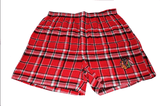Chicago Blackhawks Adult Plaid Bleacher Boxer - Pro Jersey Sports