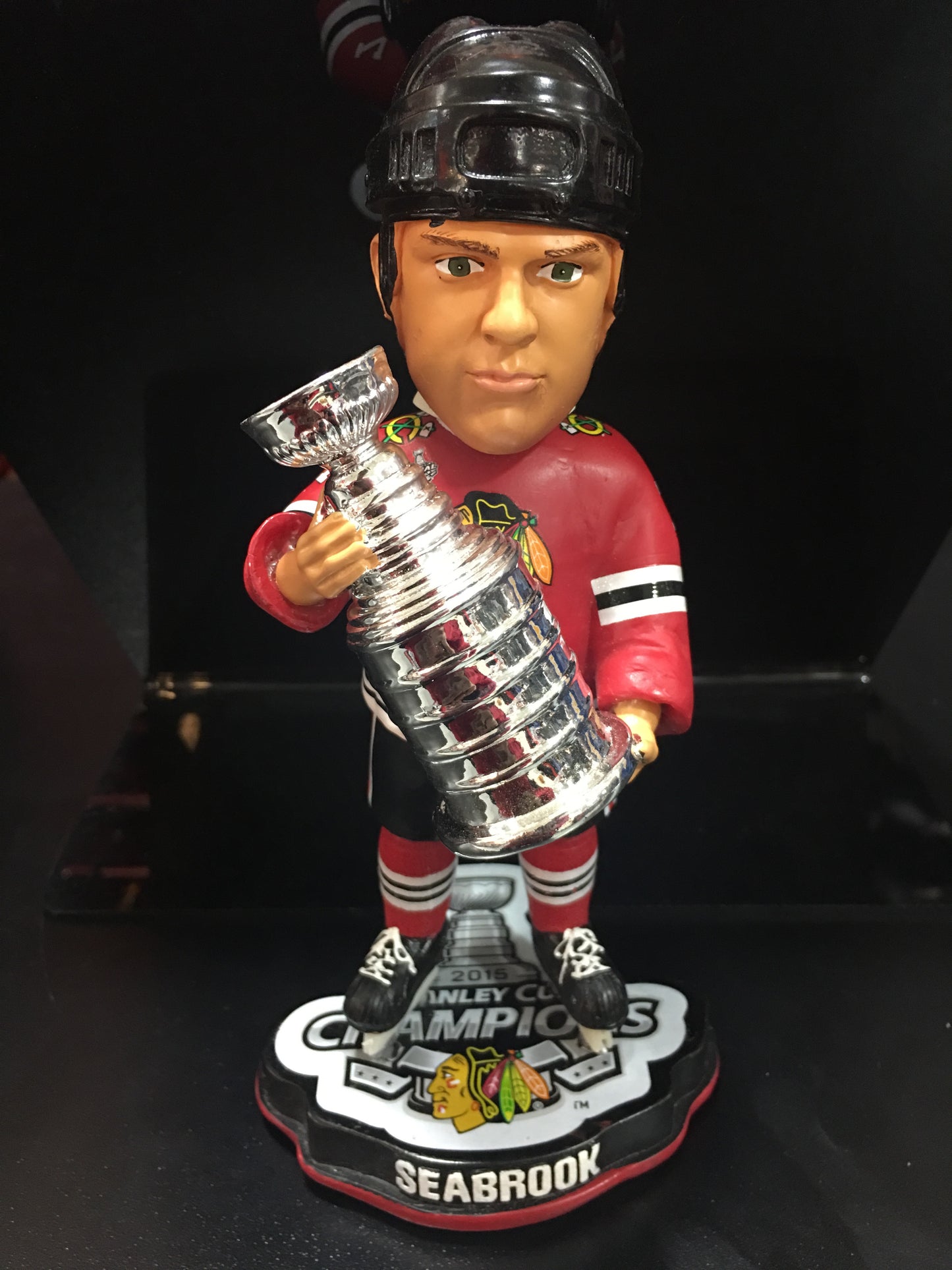 Chicago Blackhawks Brent Seabrook 2015 Stanley Cup Champions Bobblehead