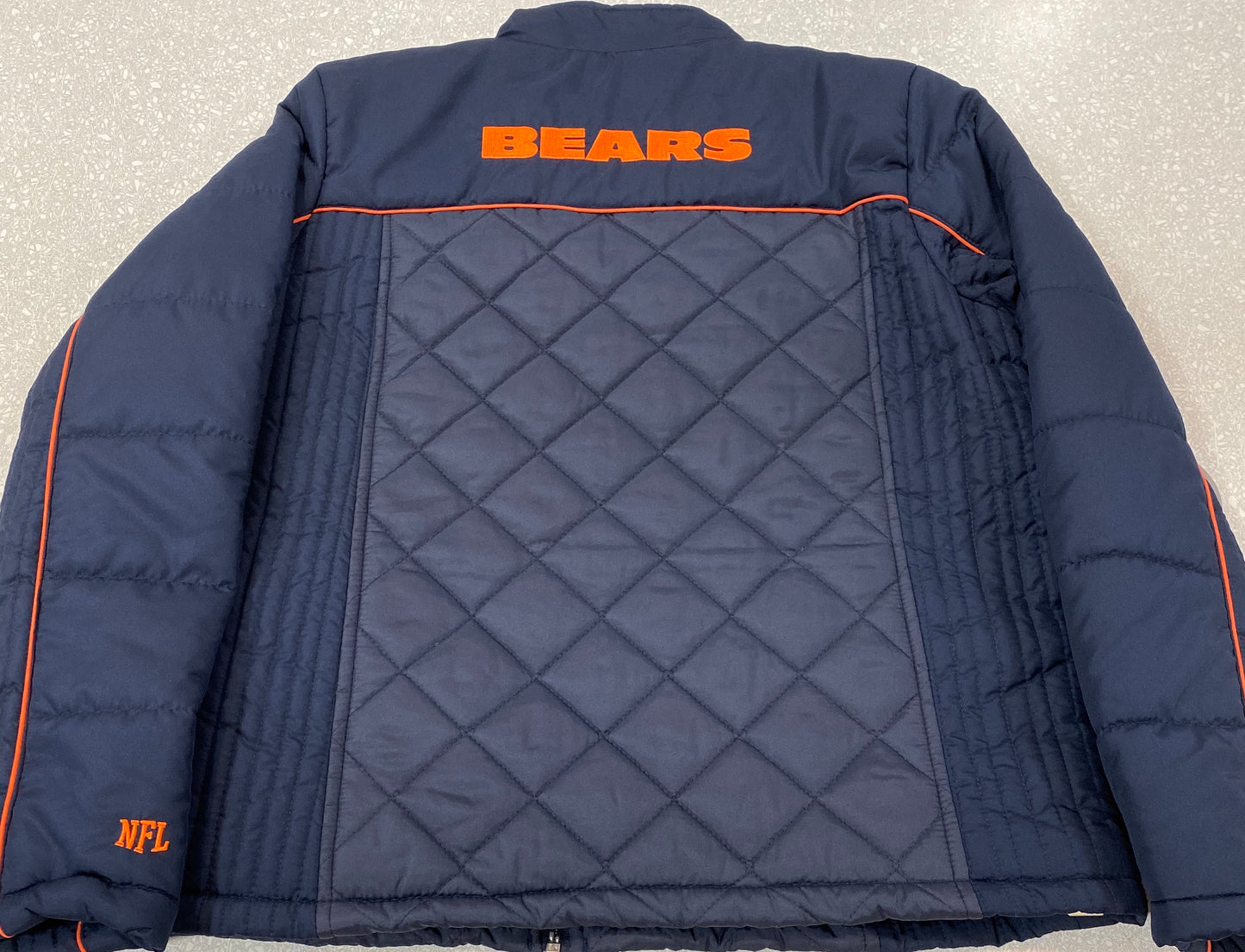 Women's Chicago Bears Quilted Navy Jacket