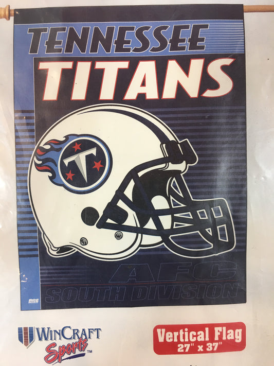 Tennessee Titans Team Logo Vertical Flag