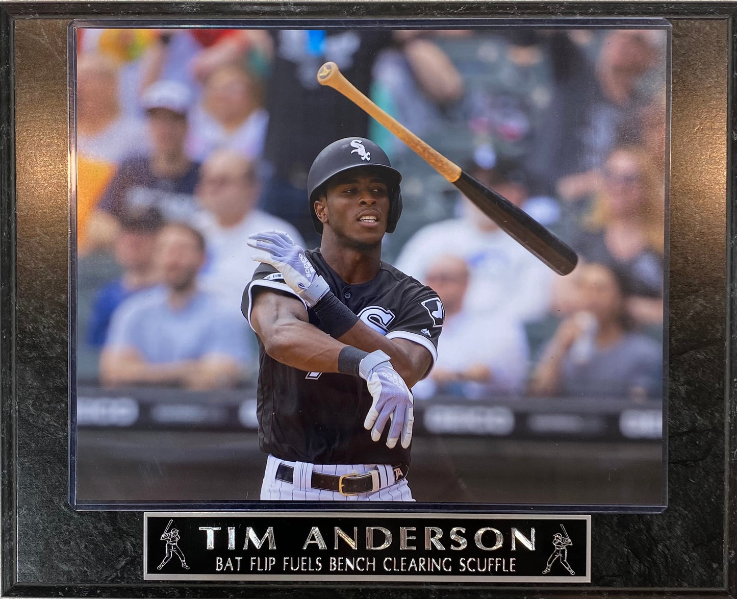 Tim Anderson Bat Flip Chicago White Sox Wall Plaque