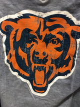 Womens Chicago Bears Long Sleeve Burnout Wash Bearhead T-Shirt - Pro Jersey Sports