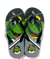 Chicago White Sox Youth Southpaw Mascot Big Logo Flip Flops - Pro Jersey Sports