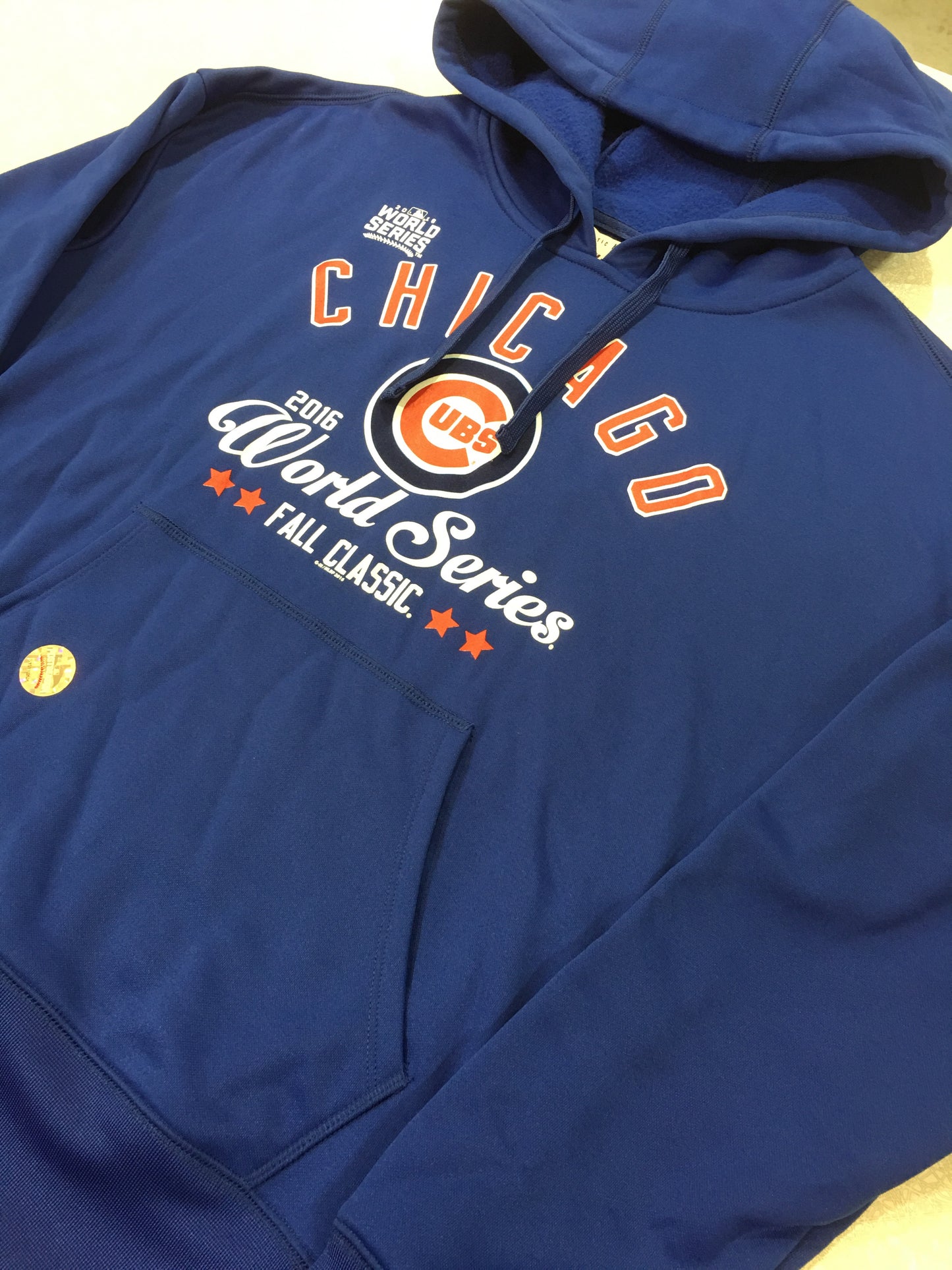 Women's Chicago Cubs 2016 World Series "Fall Classic" Pullover Hoodie