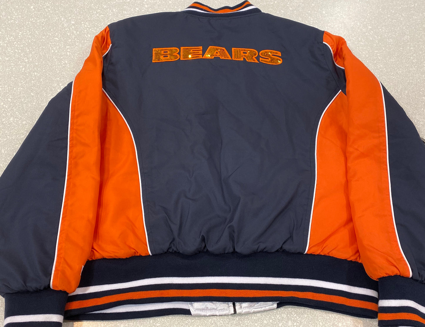Women's Chicago Bears Team Pride Reversible Shine Jacket