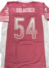 Youth Girls Chicago Bears Brian Urlacher Pink & White Jersey - Pro Jersey Sports