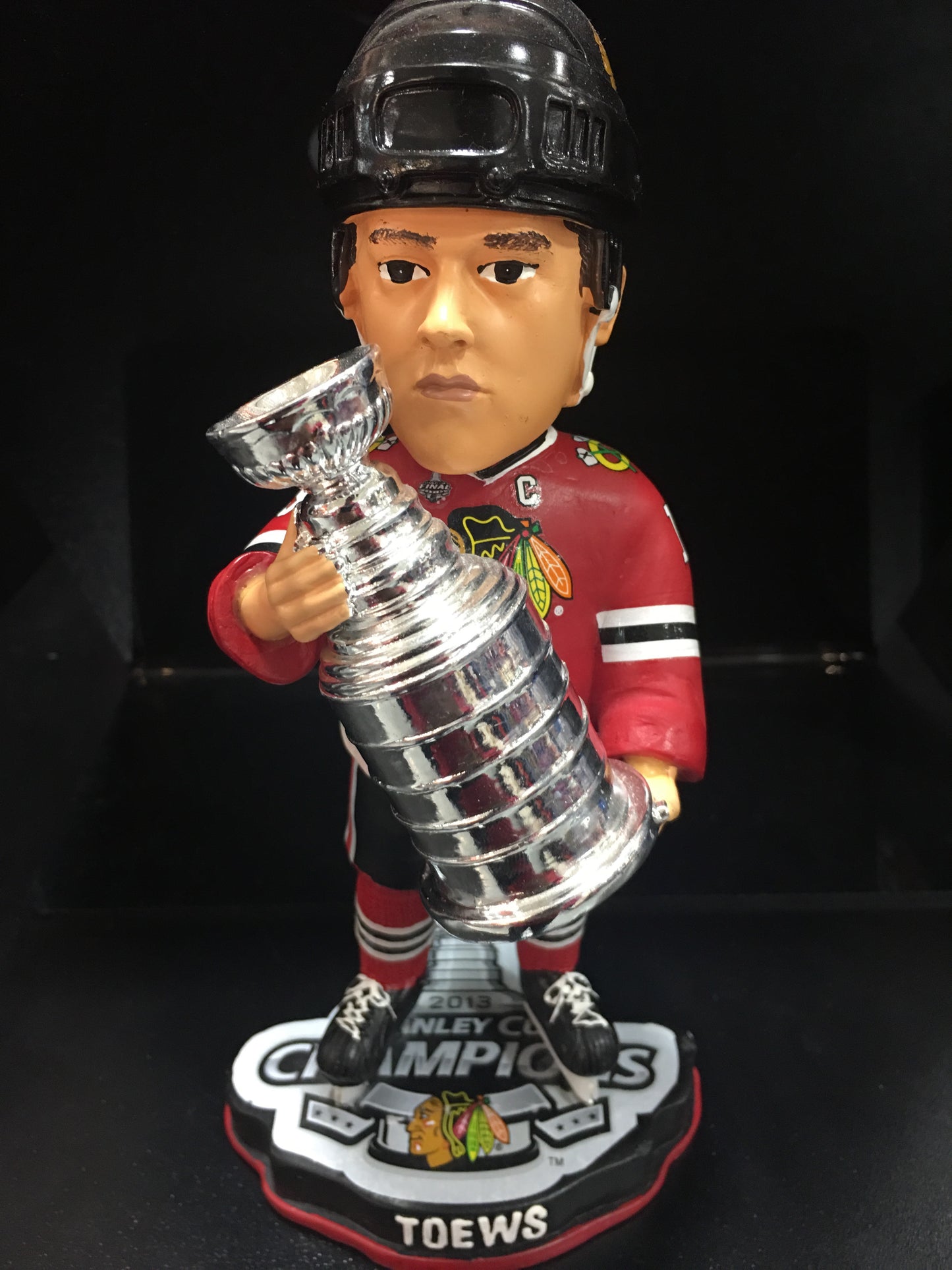 Chicago Blackhawks Jonathan Toews 2013 NHL Stanley Cup Champions Bobblehead