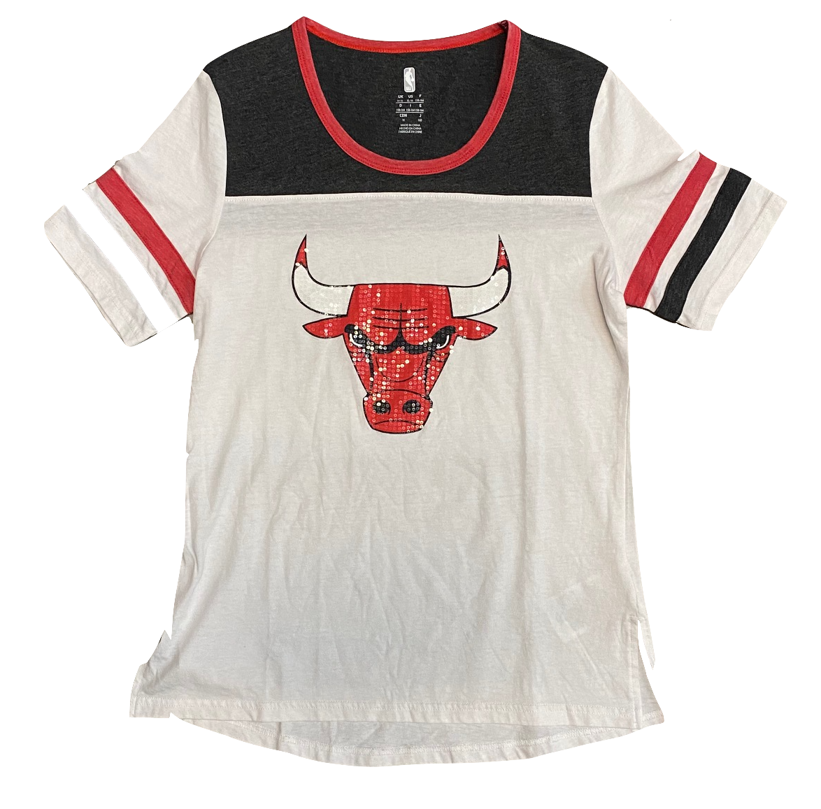 Girls Chicago Bulls Big Point Guard Short Sleeve Tee