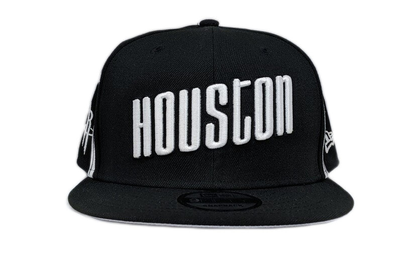 Houston Rockets NBA 2021-2022 City Edition Black New Era 9FIFTY Snapback Adjustable Hat