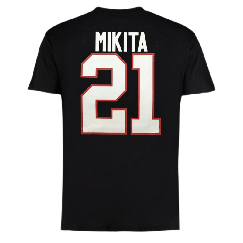 Men's Chicago Blackhawks Stan Mikita Black Player T-Shirt