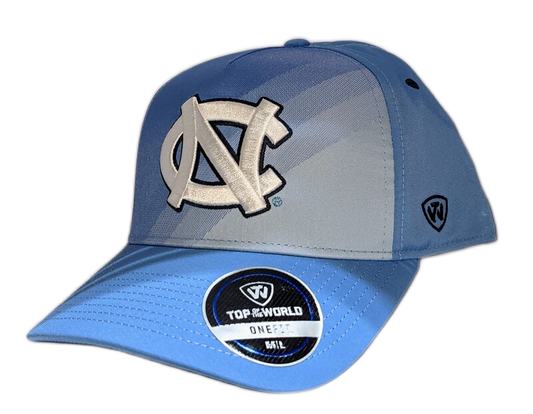 Men's North Carolina Tar Heels True Class Carolina Blue Flex Fit Hat By Top Of the World