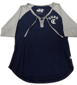 Women’s Chicago Cubs Navy/Gray Perfect Game Top - Pro Jersey Sports