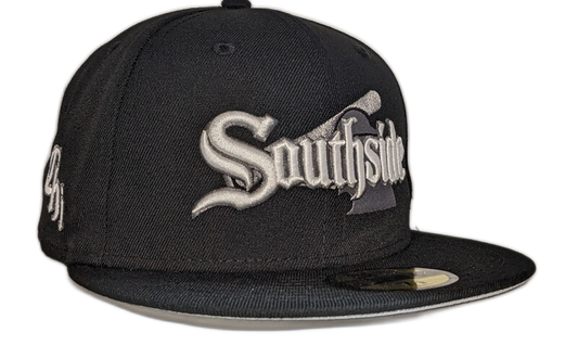 Chicago White Sox New Era City Southside Batterman Black 59FIFTY Fitted Hat