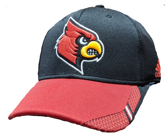 NCAA Louisville Cardinals NCAA 13 Official Black adidas Sideline Flex Hat