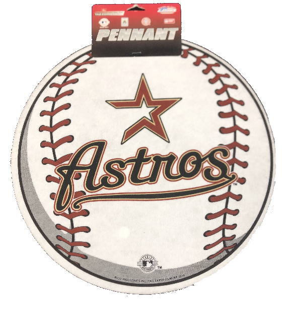 Houston Astros Die Cut Baseball Pennant