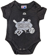 Infant Girls Chicago White Sox Black Creeper - Pro Jersey Sports