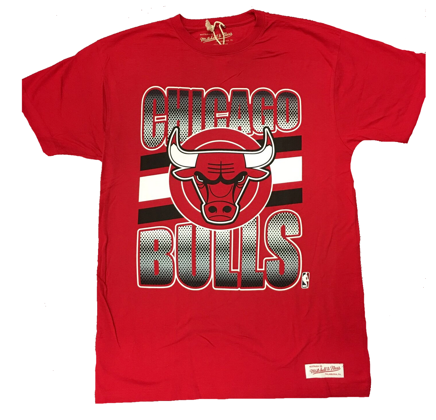 Mitchell & Ness Men's Chicago Bulls Red Traditional Tee
