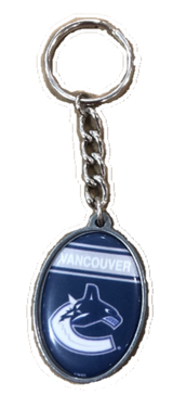 Vancouver Canucks NHL Oval Keychain - Pro Jersey Sports
