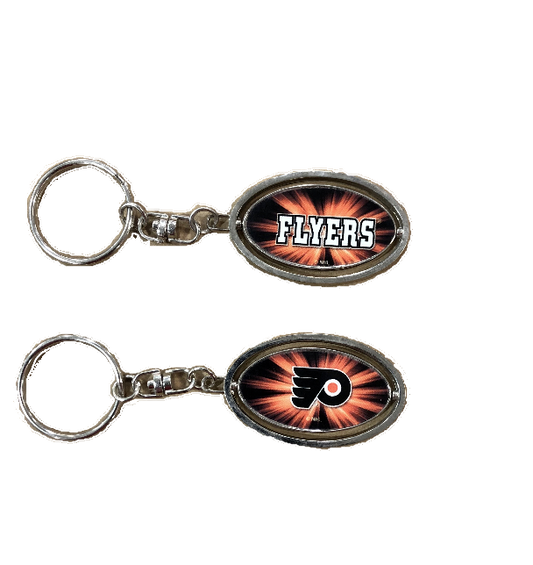 Philadelphia Flyers Metal Spinner Keychain