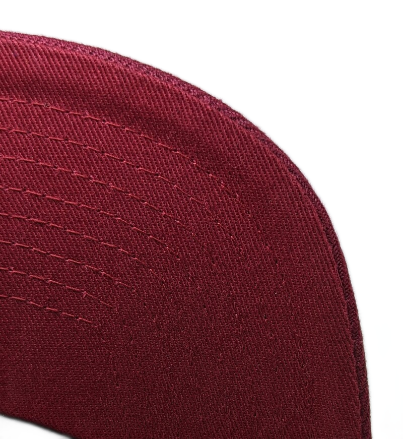 Miami Heat Mitchell & Ness Natural 2 Tone Snapback Hat- Cream/Deep Red