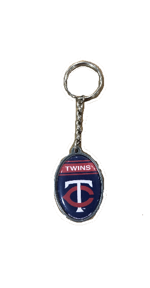 Minnesota Twins MLB Oval Keychain