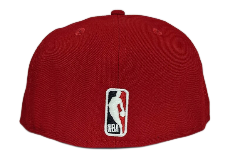 Chicago Bulls New Era Off White/Red 59FIFTY Fitted Hat