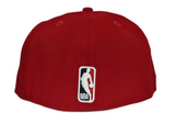 Chicago Bulls New Era Off White/Red 59FIFTY Fitted Hat - Pro Jersey Sports