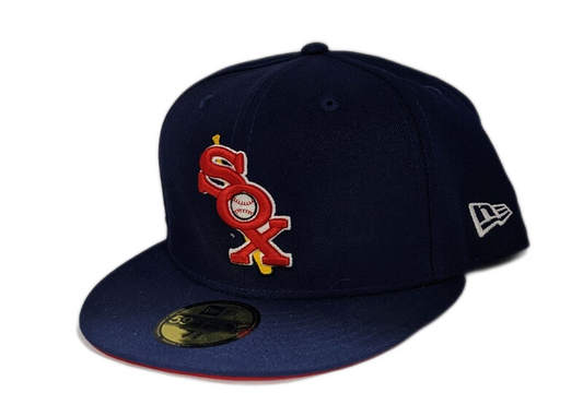 Men's Chicago White Sox New Era Cooperstown Collection Navy 1934 Logo 59FIFTY Fitted Hat