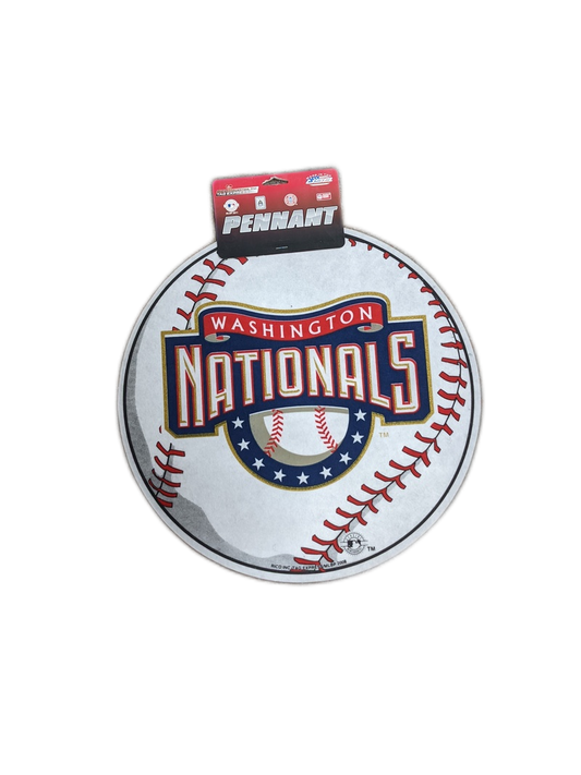 Washington Nationals Die Cut Baseball Pennant