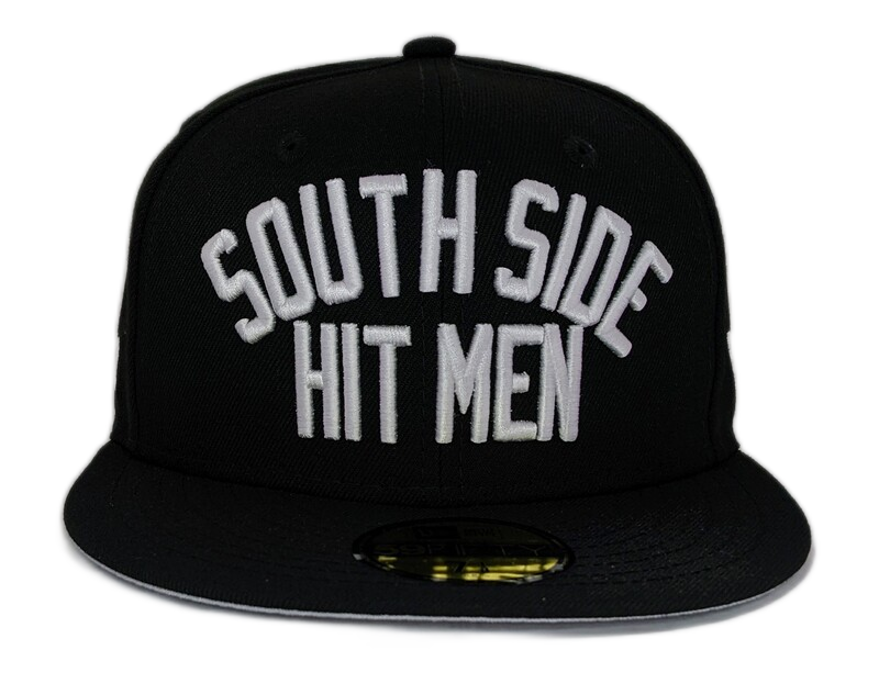 Men's Chicago White Sox New Era Black South Side Hitmen 59FIFTY Fitted Hat