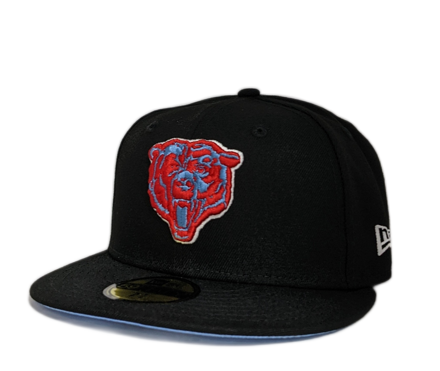 Chicago Bears Monsters of the Midway Black/Sky Blue City Vibes New Era 59FIFTY Fitted Hat