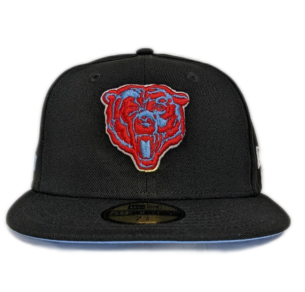 Chicago Bears Monsters of the Midway Black/Sky Blue City Vibes New Era 59FIFTY Fitted Hat