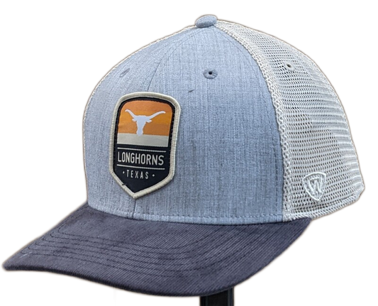 Texas Longhorns Steel Heather Trucker Adjustable Top of the World Hat