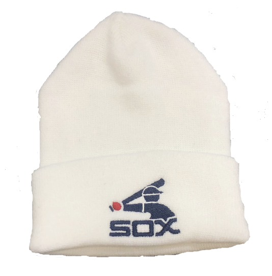 Chicago White Sox White 1983 Cuffed Knit Hat